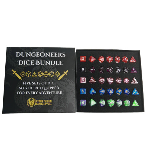 Dungeoneer's Dice Bundle: 5 Sets: Polymer Dice Dungeoneer's Dice Bundle: 5 Sets: Polymer Dice