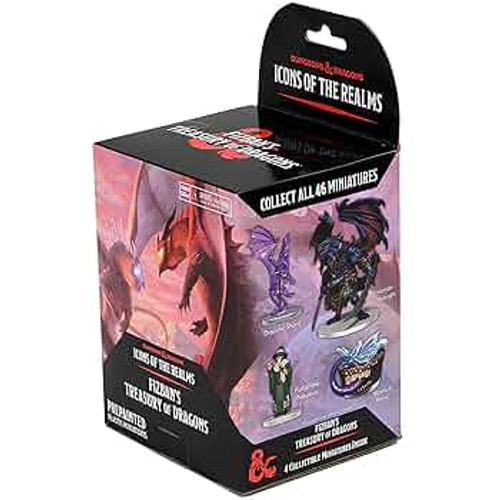 D&D: Icons of the Realms: Premium Miniatures: Fizban's Treasury of Dragons: Booster Pack (WZK96129) D&D: Icons of the Realms: Premium Miniatures: Fizban's Treasury of Dragons: Booster Pack (WZK96129)