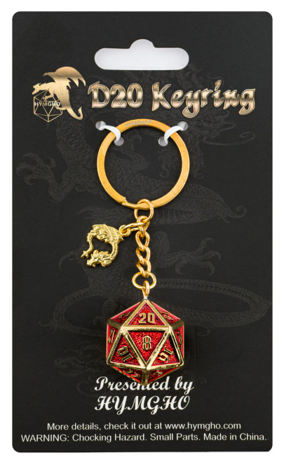 Keychain: Draconis: Gold and Ruby Keychain: Draconis: Gold and Ruby