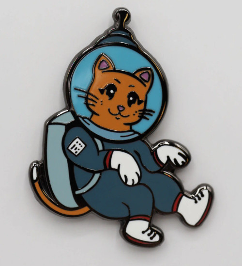 Enamel Pin: Dice 51: Pet-stronaut Enamel Pin: Dice 51: Pet-stronaut