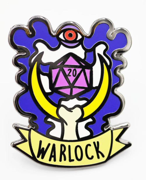 Enamel Pin: Banner Class: Warlock