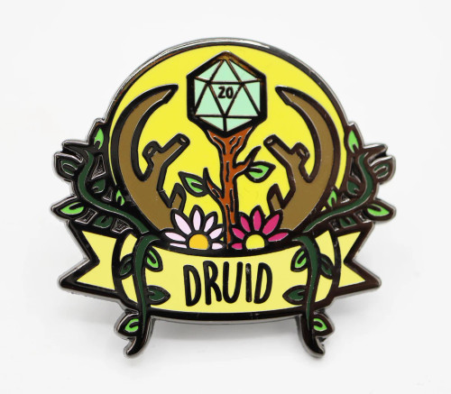 Enamel Pin: Banner Class: Druid