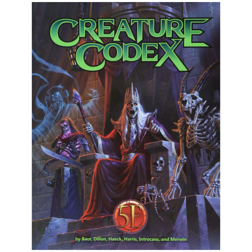 5E: Creature Codex (Hardcover) (KOBCC5E) 5E: Creature Codex (Hardcover) (KOBCC5E)