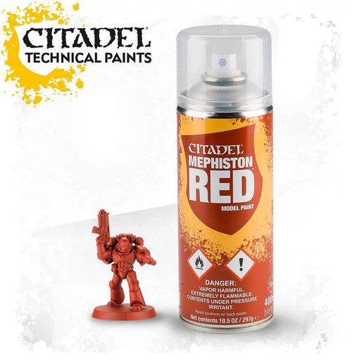 Citadel Paint: Spray: Mephiston Red (62-15)