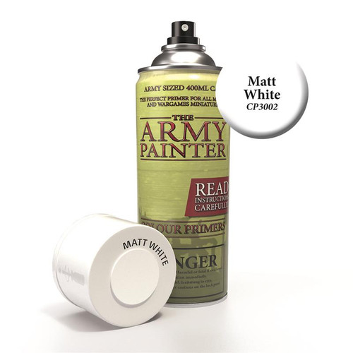 The Army Painter: Base Primer: Matte White (TAPCP3002) (Max:3) The Army Painter: Base Primer: Matte White (TAPCP3002) (Max:3)