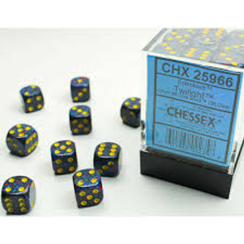 Chessex: 36Ct Speckled D6 Dice Set Twilight (CHX25966)