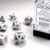 Chessex: 7Ct Opaque Polyhedral Dice Set White/Black (CHX25401)