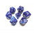 HD Dice: Polyhedral 7-Die Set: Blue Pearl/White (HDP-04)