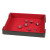 Forged Gaming: Rectangle Magnetic Folding Dice Tray: Red