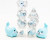 Polyhedral Dice Set: Blue Seal