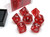 Chessex: 7Ct Translucent Red/White (CHX23074)