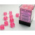 Chessex: 36Ct Frosted D6 Dice Set Pink/white