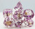 Polyhedral Dice Set: Purple Koi