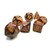 Chessex: 7Ct Mini Scarab Blue Blood/Gold (CHX20419)