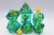 Polyhedral Dice Set: Yellow Mushroom