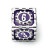 Cogcraft Fidget D6: Chrononaut: Purple & Silver