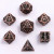 Illithids Mind Cage Hollow Metal Dice Set: Ancient Copper