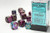 Chessex: 12Ct Gemini D6 Dice Set Dice Purple/Teal/Gold (CHX26649)