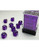 Chessex: 36Ct Translucent D6 Dice Set Purple/White (CHX23807)
