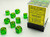 Chessex: 36Ct Borealis D6 Dice Set Maple Green/Yellow (CHX27965)