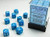 Chessex: 36Ct Opaque D6 Dice Set Light Blue/White (CHX25816)