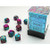 Chessex: 36Ct Gemini D6 Dice Set Purple/Teal/Gold (CHX26849)