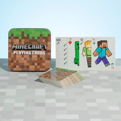 Shield Playing Card Design Minecraft Java Playing Cards: Minecraft - Game Goblins