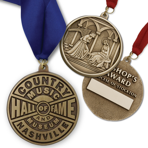 Cast Brass Award Medals