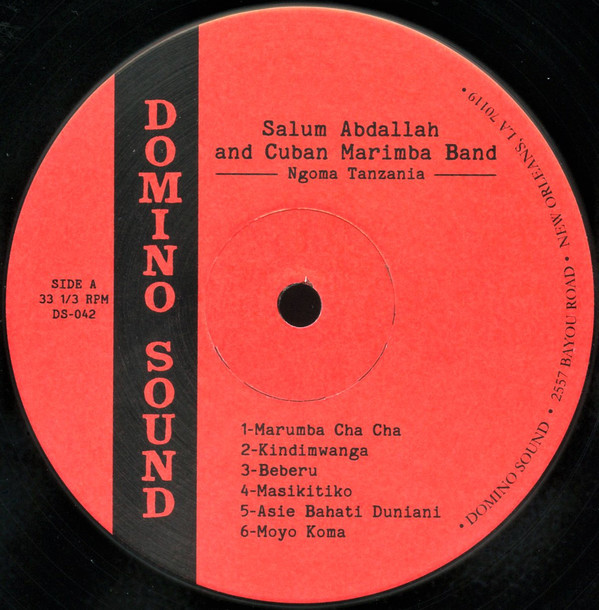 Salim Abdullah And Cuban Marimba Band Ngoma Tanzania Footscray Records