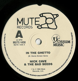 Nick Cave & The Bad Seeds - In The Ghetto VG+