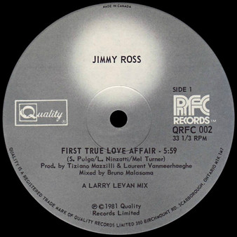 Jimmy Ross - First True Love Affair VG+