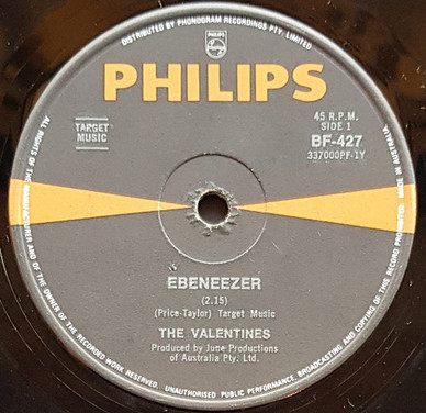 The Valentines  - Ebeneezer VG
