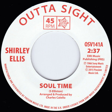 Shirley Ellis / Lynne Randell - Soul Time / Stranger In My Arms VG+