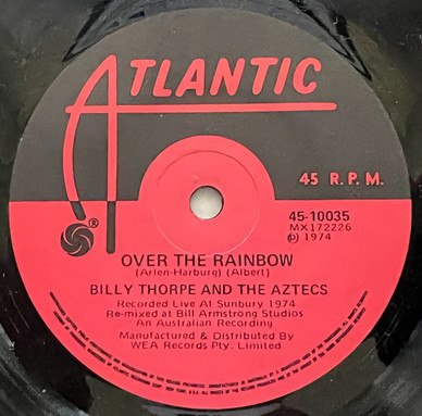 Billy Thorpe And The Aztecs - Over The Rainbow VG+