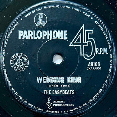 The Easybeats - Wedding Ring / Me Or You VG