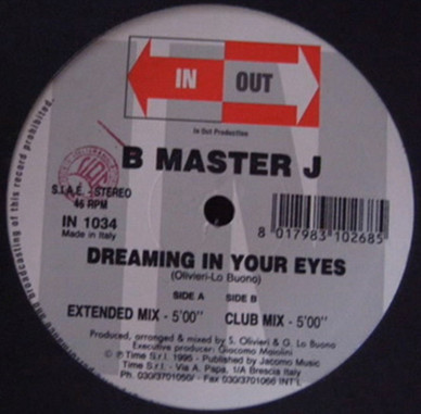 B Master J - Dreaming In Your Eyes VG+