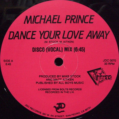 Michael Prince - Dance Your Love Away VG+