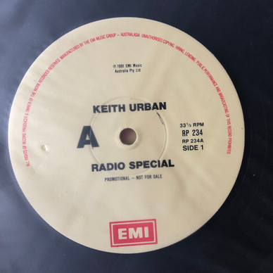 Keith Urban - Radio Special VG+