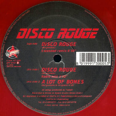 Disco Rouge - Disco Rouge VG+