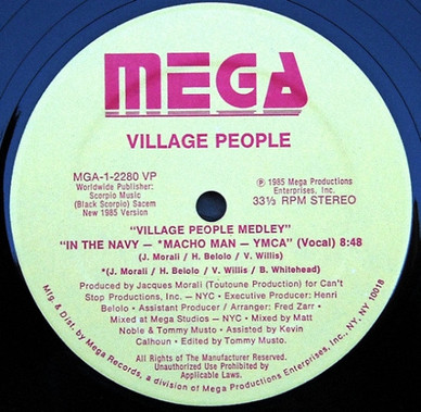Village People - Sex Over The Phone / Medley VG+