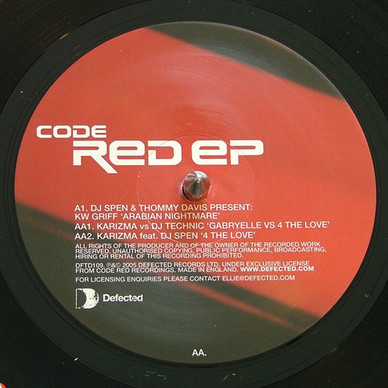 Various - Code Red EP VG+