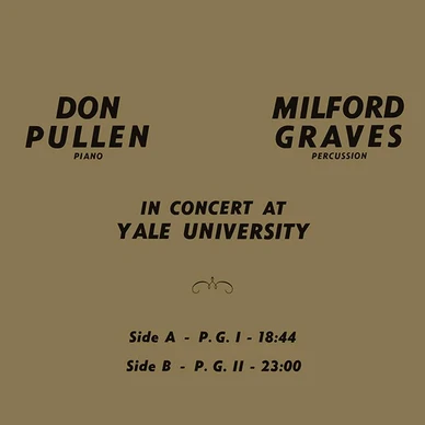 Don Pullen - Milford Graves - In Concert At Yale University M