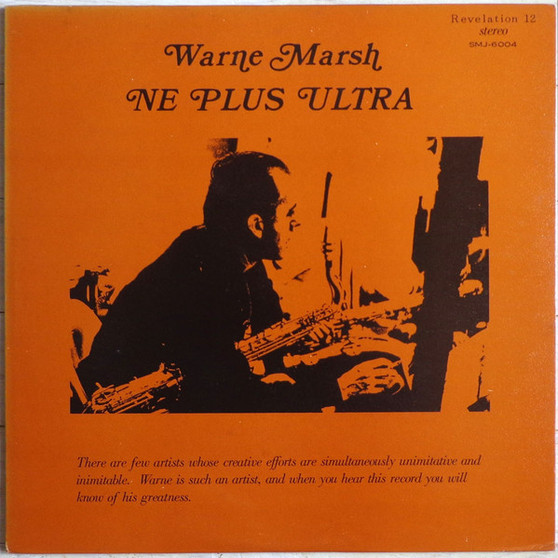 Warne Marsh - Ne Plus Ultra