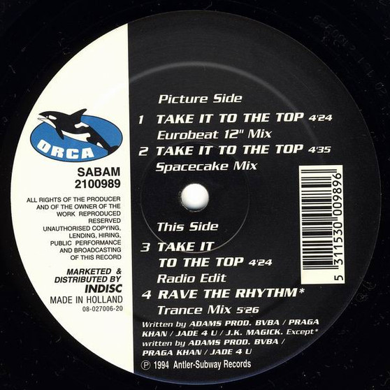 Channel X - Take It To The Top VG+