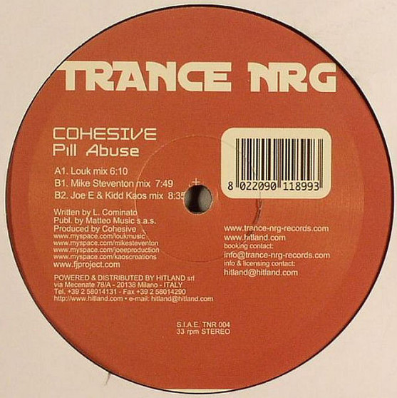 Cohesive - Pill Abuse VG+