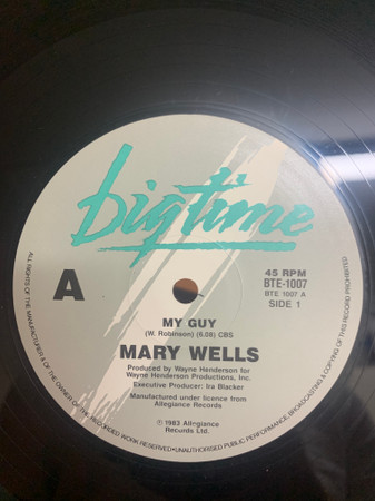 Mary Wells - My Guy VG+