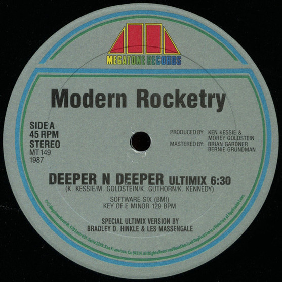 Modern Rocketry - Deeper N Deeper VG+