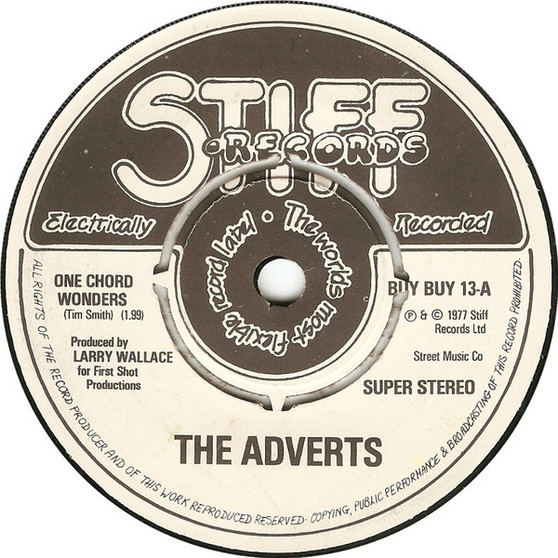 The Adverts - One Chord Wonders VG+