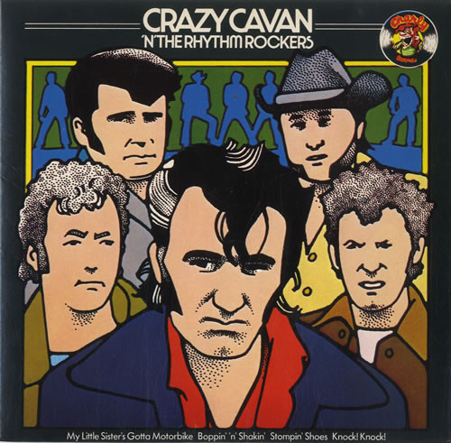 Crazy Cavan 'N' The Rhythm Rockers* - My Little Sister's Gotta Motorbike / Boppin' 'n' Shakin' / Stompin' Shoes / Knock! Knock! VG+