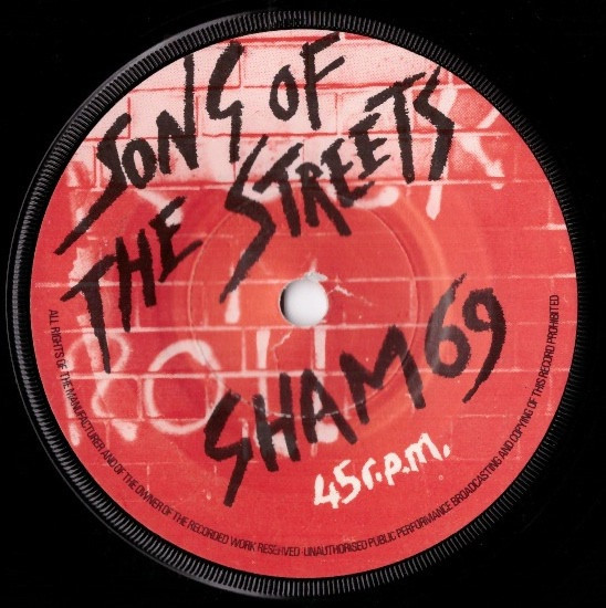 Sham 69 - Song Of The Streets VG+
